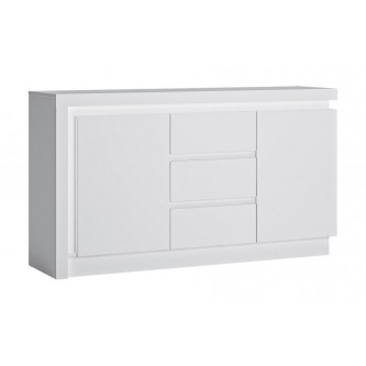 Komoda 2D3S Lyon Biały TYP LYOK01