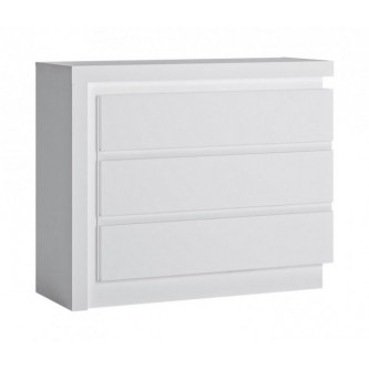 Komoda 3S Lyon Biały TYP LYOK04